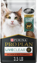 Purina Pro Plan Liveclear with Probiotics Allergen Reducing Salmon & Rice Adult Dry Cat Food