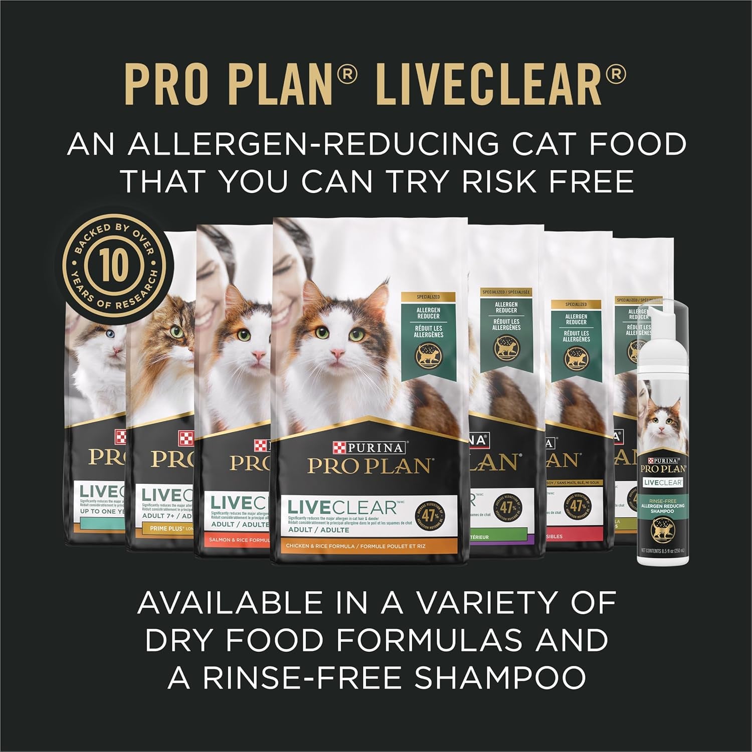 Purina Pro Plan Liveclear with Probiotics Allergen Reducing Weight Management Adult Dry Cat Food