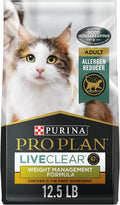 Purina Pro Plan Liveclear with Probiotics Allergen Reducing Weight Management Adult Dry Cat Food